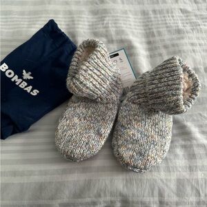 Bombas toddler gripper slipper bootie